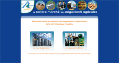Desktop Screenshot of prive.atlantique-cereales.com